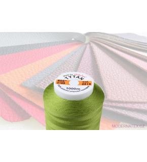 Upholstery sewing thread TYTAN 60E 1000 m green color 2519