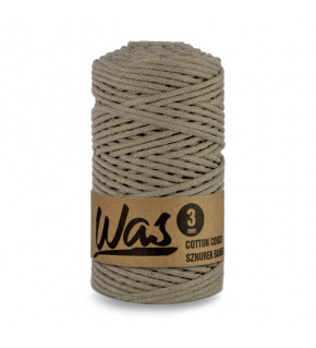 Cotton cord 3mm, 100m, TM. BEIGE
