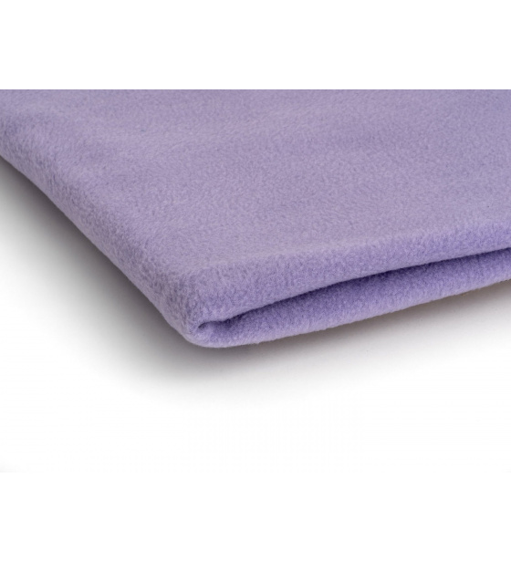 Polar fleece fabric 200 g/m², width 150 cm, light purple, by the meter