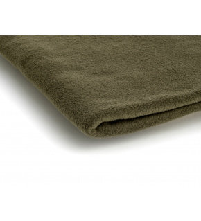 Polar fleece fabric 200 g/m², width 150 cm, dark olive, by the meter