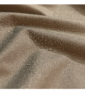 Water-repellent Oxford fabric with PU coating, 200 g/m², width 160 cm, cappuccino