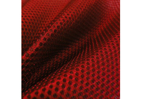 3D Mesh Knitted Red