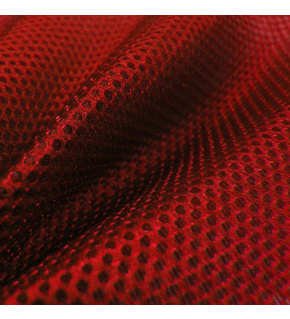 3D Mesh Knitted Red