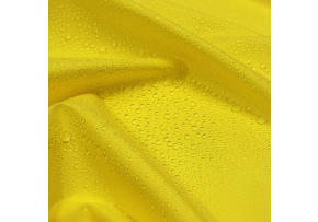 Water-repellent material for Raincoats/Jackets, Yellow, 60 gr/m2