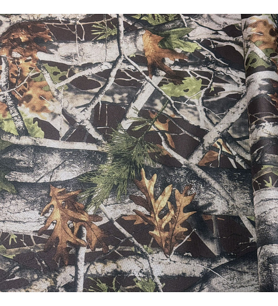 Waterproof fabric Kodura PVC coating 600D, 360 g/m², width 150 cm, autumn on brown