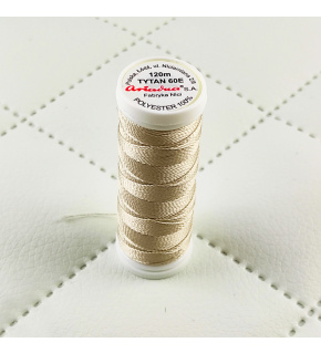 Sewing thread Titan 60E 120 m color beige 2552 small