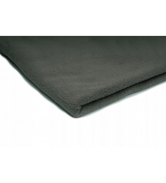 Microfleece fabric color graphite 1.55 m x 0.33 m