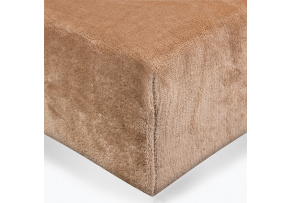 Microfleece sheet color brown 180x200