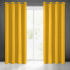 Blackout curtain with eyelets MUSTARD 135X250 cm