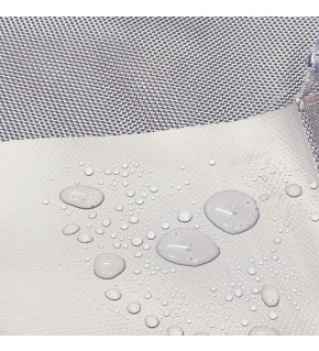 Waterproof fabric Kodura PVC coating 1680D, 546 g/m², width 150 cm, gray