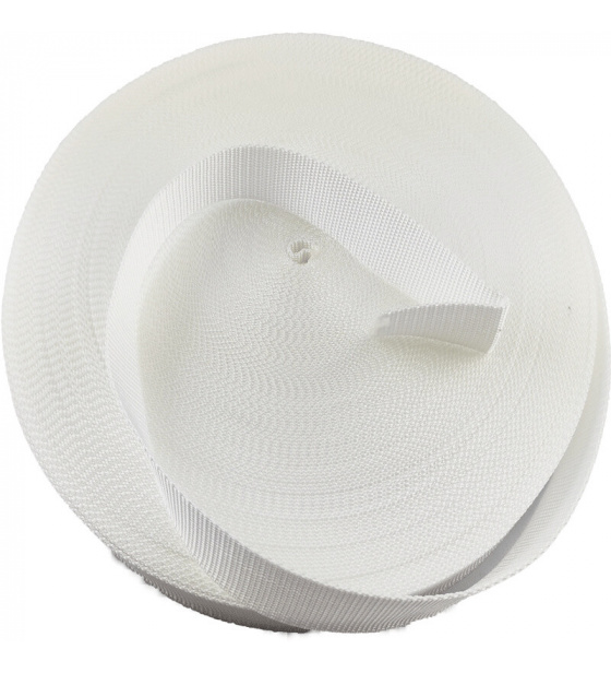 Polypropylene strap 25 mm white (pack of 50 m)