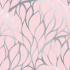 Velvet upholstery fabrics with print. Silver Curves on Pink