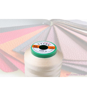 Upholstery sewing thread TYTAN 60E 1000 m ecru color 2545