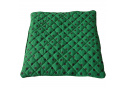 Seat Cushion 40x40x2cm Dot Black on Green