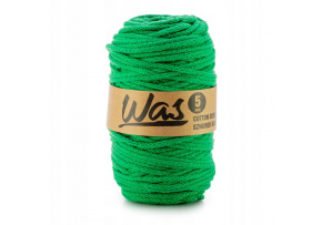 Cotton cord 5mm, 100m, color green 220