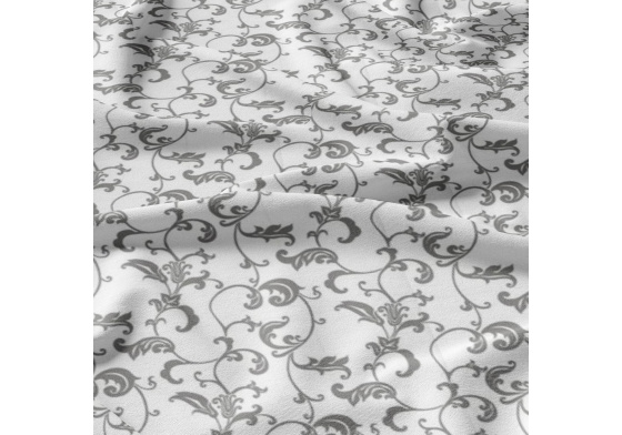 Children's cotton fabric by the meter Oriental on White