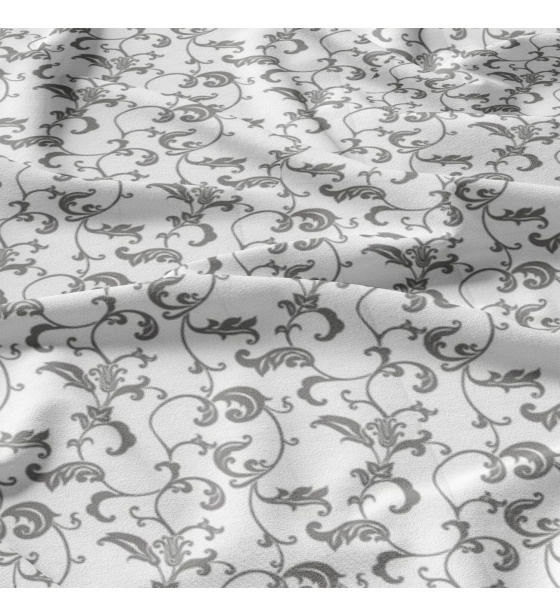 Children's cotton fabric by the meter Oriental on White