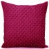 Microfleece pillow cover 40x40 cm, color Dk. Fuchsia