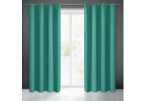 Blackout curtain with eyelets TURQUOISE 135X250 cm Blackout curtain with eyelets TURQUOISE 135X250 cm