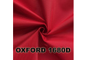 Nepremokavá látka Kodura hrubá 1680D, farba červená, metráž 150 cm.