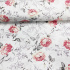 Cotton Fabric Little Flowers Red-Yellow on White