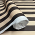 Outdoor Fabric Pergola (Oxford), 200 g/m², width 160 cm, beige-chocolate stripes 5 cm