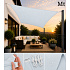 Sun shade sail 3x2 m, Oxford 165 g/m², light blue