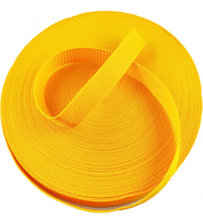 Polypropylene strap 25 mm yellow (package 50 m)