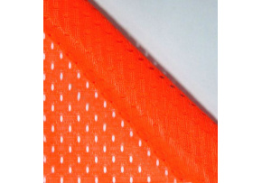 Polyester mesh for clothing Orange neo, 2x2mm eye Polyester mesh for clothing Orange neo, 2x2mm eye