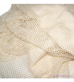 Cotton net, 100% cotton, medium mesh 2x2 mm. Beige Cotton net, 100% cotton, medium mesh 2x2 mm. Beige