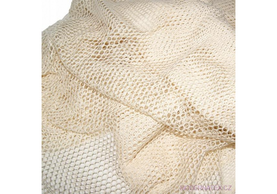 Síť bavlněná, bavlna 100% střední oko 2x2 mm