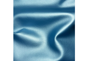 Eco-leather SOFT, color Blue, glazed, faux leather by the meter