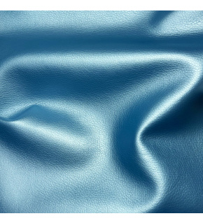 Eco-leather SOFT by the meter, 380 g/m², width 145 cm, blue, glazed