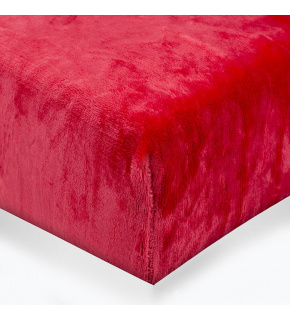 Microfleece Sheet Color Red 140x200