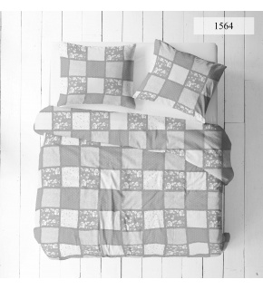 Flannel bedding with zipper, color Gray, 140x200 cm Flannel bedding with zipper, color Gray, 140x200 cm