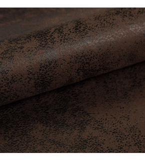 Eco leather Madagascar, soft upholstery material, chocolate, by the meter