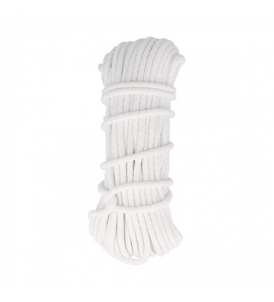 Cotton-Polyester Rope 5 mm x 10 m, Color White
