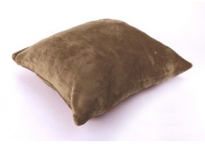 Velvet Pillowcase, Taupe Color, 40X40cm