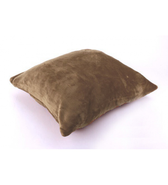 Velvet Pillowcase, Taupe Color, 40X40cm