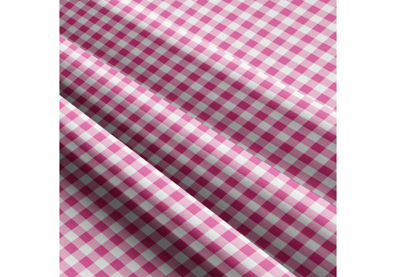 Children's cotton fabrics, by the meter. 8 mm Cube, Pink