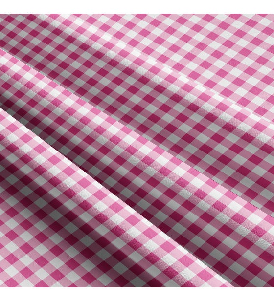 Children's cotton fabrics, by the meter. 8 mm Cube, Pink