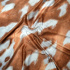 Fabric Minky Microfleece Colorful, Brown Cow