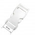Plastic buckle 20 mm color White