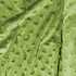 Minky fabric with hearts, 320 g/m², width 160 cm, by the meter, celadon