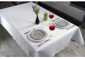 Water-repellent tablecloth Lin, 110x160 cm color White, stain-resistant