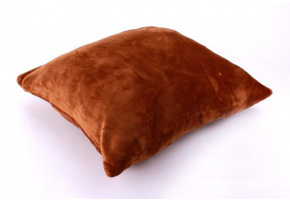 Velvet Pillowcase, Rust Color, 40X40cm