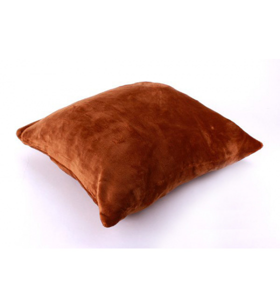 Velvet Pillowcase, Rust Color, 40X40cm