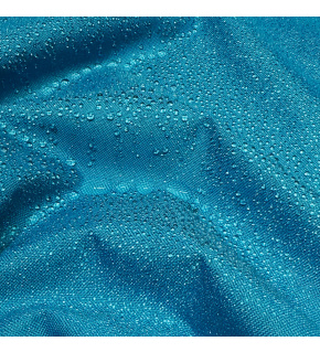 Water-repellent Oxford fabric with PU coating, 200 g/m², width 160 cm, dark turquoise