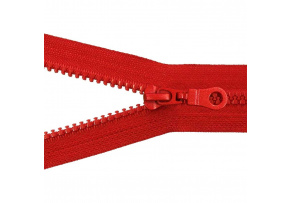 Zipper cube 5 mm 65 cm divisible Red