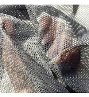 Polyester elastic mesh Gray, 1x1mm mesh